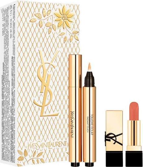 Actual product image Yves Saint Laurent Touche Éclat Set Concealer 02 + Mini Rouge Pur Couture