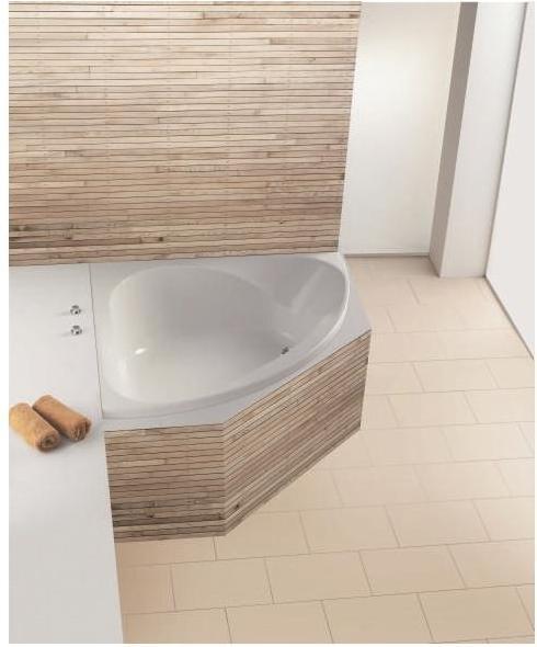 Produktbild Hoesch Eck-Badewanne SPECTRA 1400x1400x480mm we