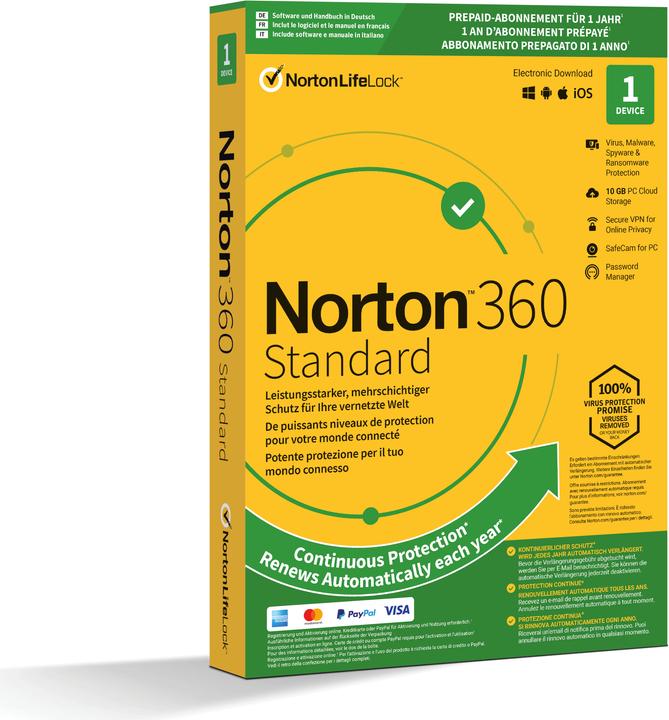 Norton 360 Standard (1 User, 12 Monate)