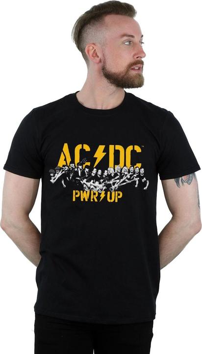 Actual product image AC/DC Mens PWR UP Portrait Motion T-Shirt (4XL)