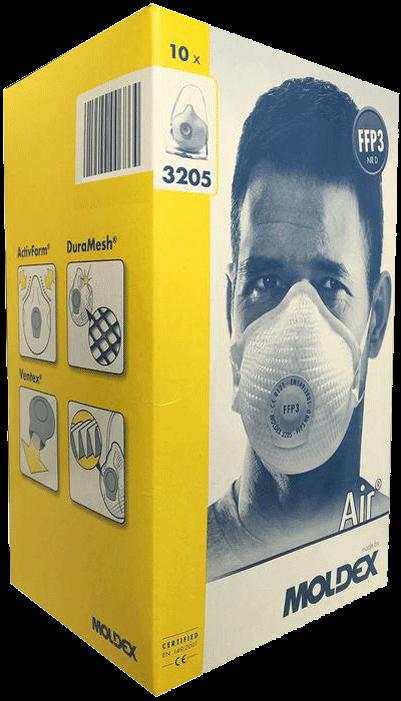 Actual product image 3M Masques anti-poussière (FFP3, 10 x)
