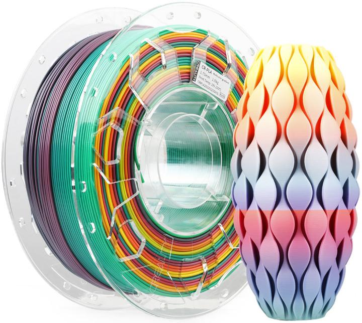 Immagine prodotto Creality Filamento PLA Rainbow, 1,75 mm, 1 kg (PLA, 1.75 mm, 1000 g, Multicolore)