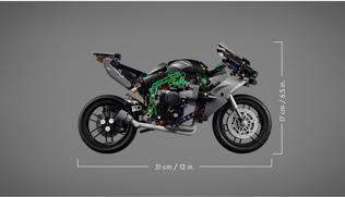 Actual product image LEGO Kawasaki Ninja H2R Motorrad (42170, LEGO Technic)