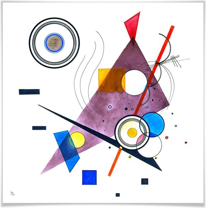 Produktbild Trenddeko Kandinsky - Komposition II (120 x 120 cm)
