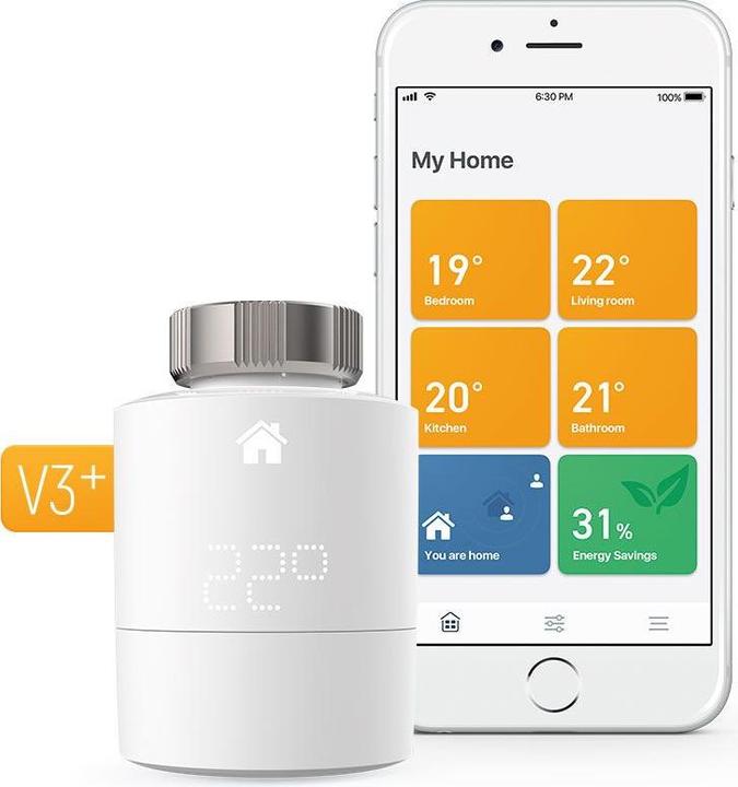 Image du produit tado° Tête Thermostatique Intelligente –  Set de quatre