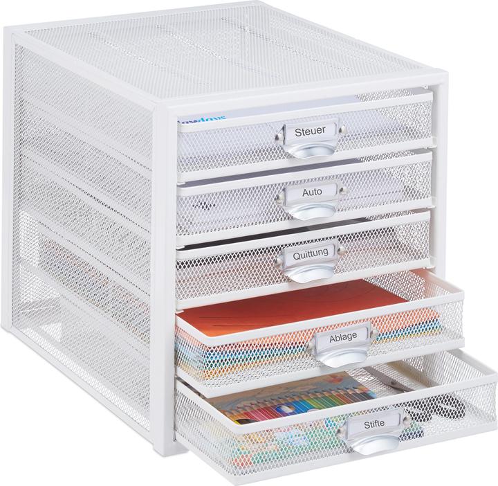 Produktbild Relaxdays Schubladenbox (A4)