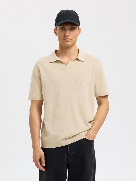 Actual product image Selected Homme Slhmattis Ss Knit Sun Open Polo Noos (S)