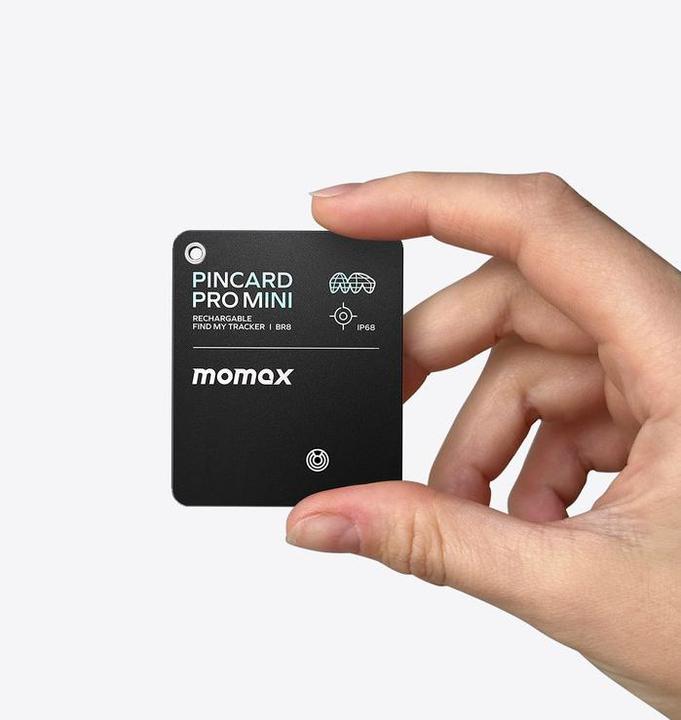Immagine prodotto Momax PinCard Pro Mini Ricaricabile Find My Tracker