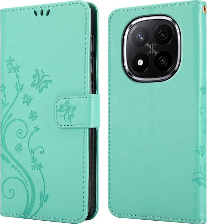 Produktbild Cadorabo Hülle für Xiaomi RedMi Note 14 Pro Plus 5G mit Blumen Muster (Xiaomi Redmi Note 14 Pro 5G)