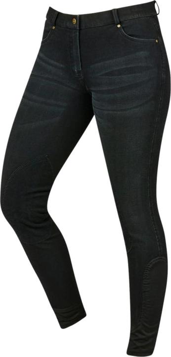 Immagine prodotto Dublin Pantaloni a zampa Shona in denim con patch in pelle scamosciata (24)