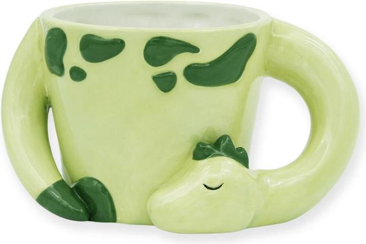 Actual product image Winkee - Sleeping Dino Mug - Light Green (350 ml, 1 x)