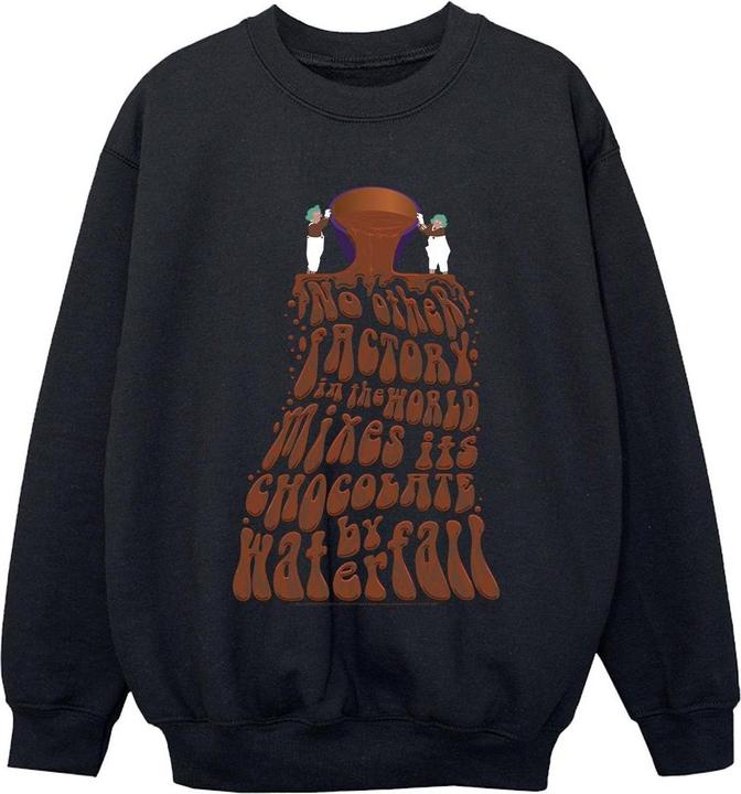 Produktbild Willy Wonka & the Chocolate Factory Chocolate Waterfall Sweatshirt Jungen (128)