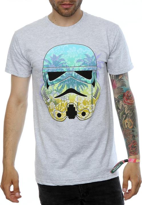 Produktbild Star Wars Mens Command Stormtrooper Hawaiian Heather T-Shirt (L)