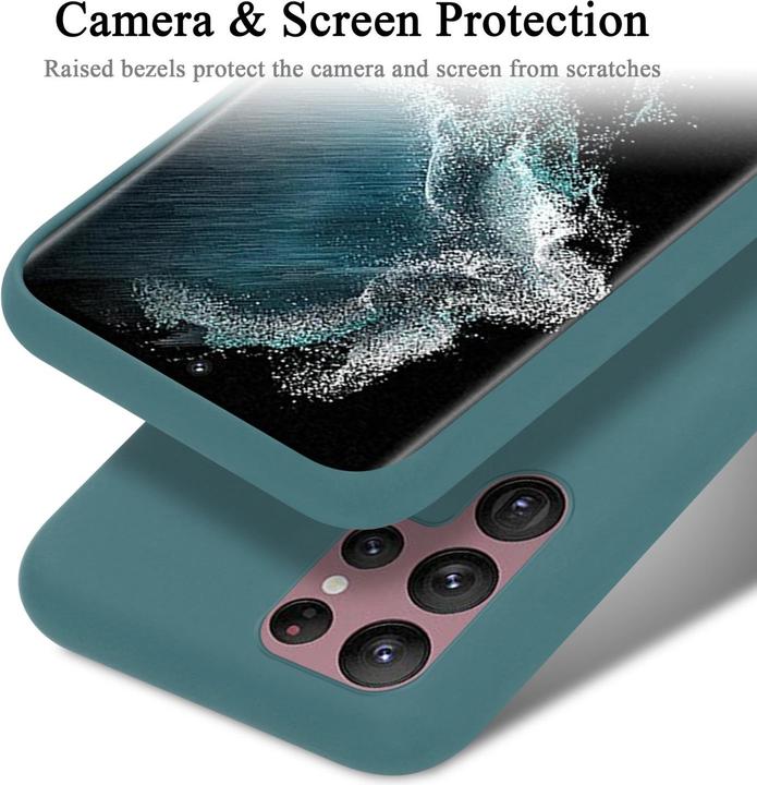Actual product image Cadorabo TPU Liquid Silicone Case Cover (Samsung Galaxy S22 Ultra)