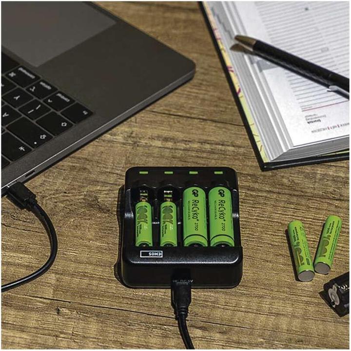 Immagine prodotto Emos Caricabatterie BCN-40 (1 pz., AAA, Caricabatterie senza batteria)