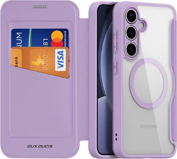 Actual product image Dux Ducis Skin X Pro Series Samsung Galaxy S25 Cover - Purple (Samsung Galaxy S25)