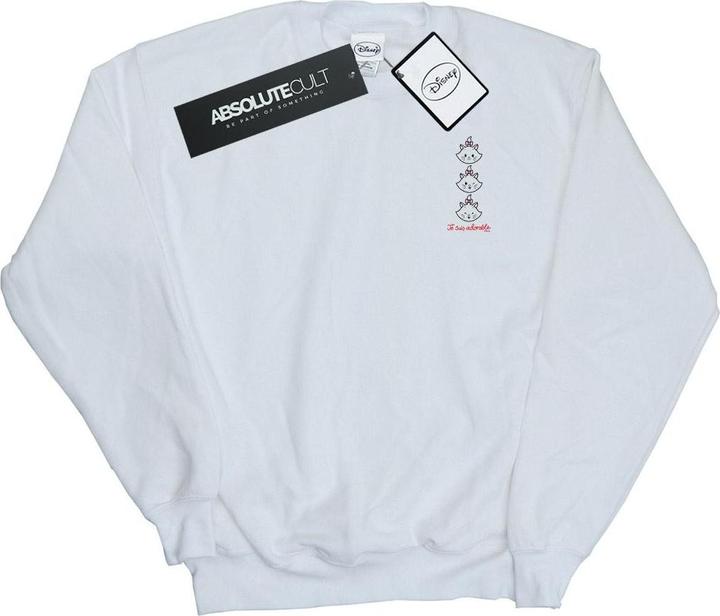 Actual product image Disney Boys Aristocats Marie Breast Print Sweatshirt (128)