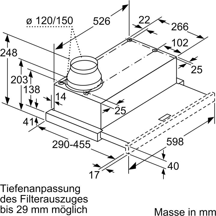 Actual product image Siemens LI64MA521C (Ceiling hood)