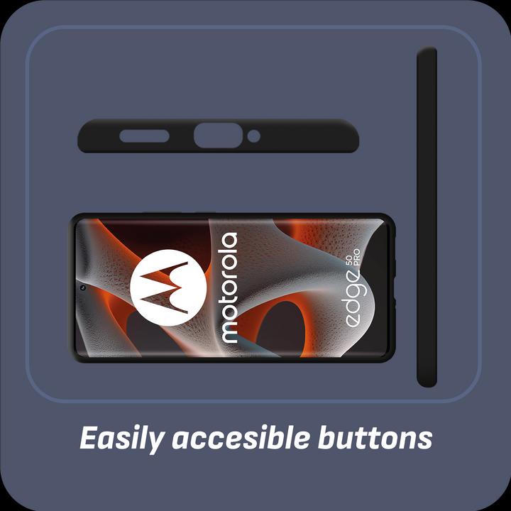 Actual product image Cazy Soft TPU protective cover (Motorola Edge 50 Pro)
