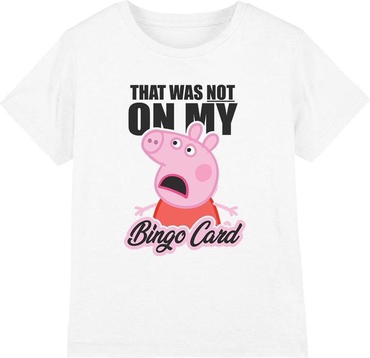 Peppa Pig Bingo Card TShirt Mädchen