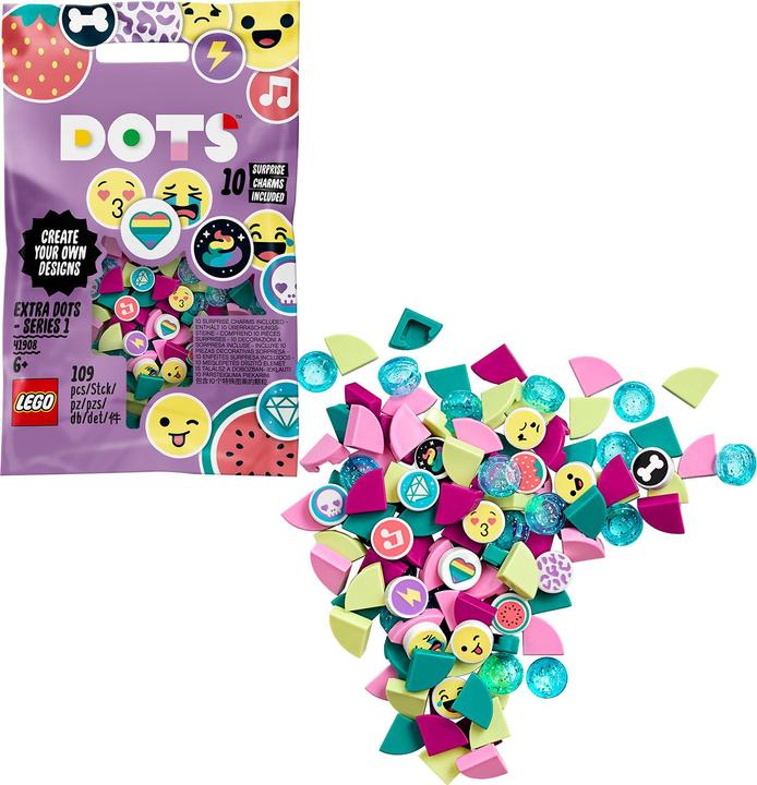 Produktbild LEGO Armband Ergänzungsset Smiley (41908, LEGO Dots)