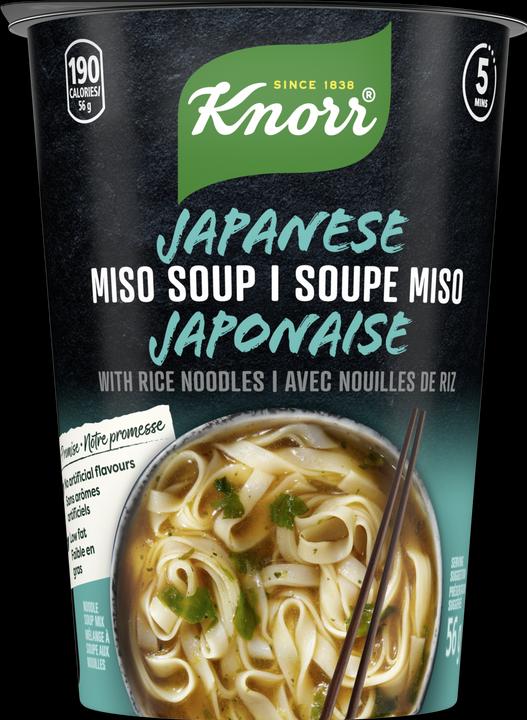 Produktbild Knorr Japanese Miso Becher, Asiatisch Japanisch Instant Nudeln Snack, in 5 Minuten zubereitet (56 g)