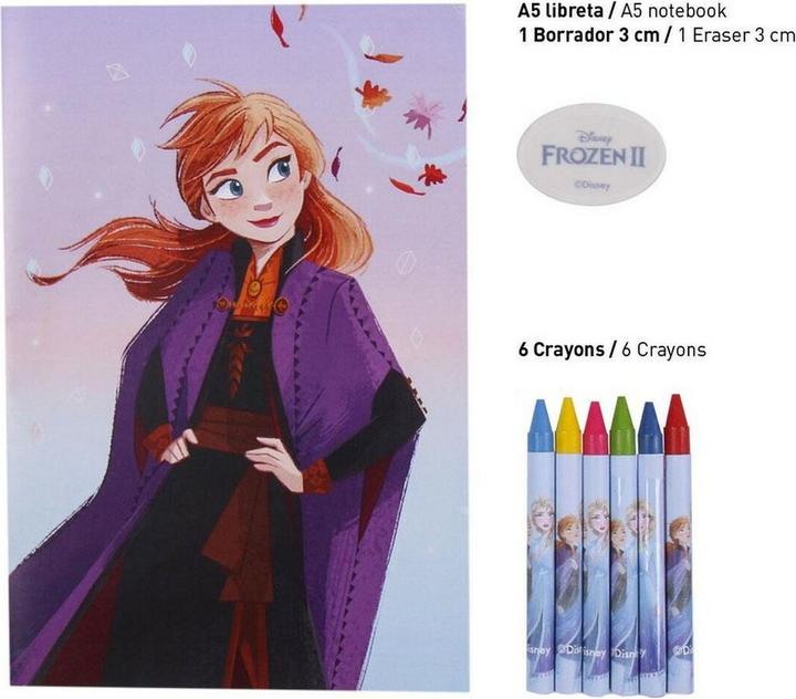 Image du produit Disney Frozen Set de papeterie Lila (16 pcs)