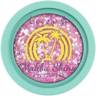 Actual product image NoName Malibu Shine Glittery Topper 2-in-1 2g Lovely