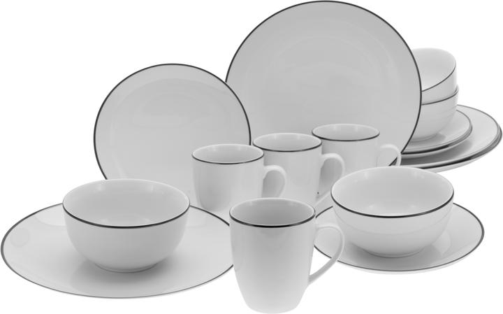 Actual product image CreaTable Luna Black Line (16 Piece)