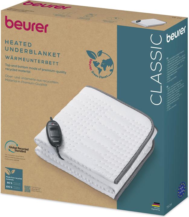 Image du produit Beurer Green Planet Single Bed Heater TS 24 - 5 ans de garantie (150 x 80 cm)