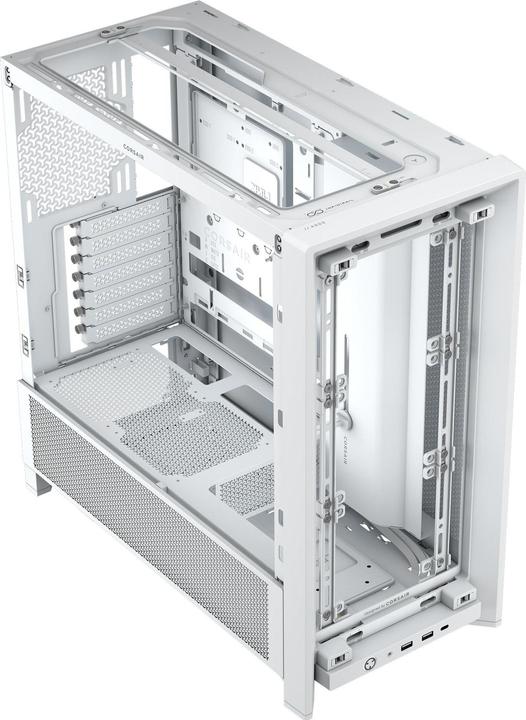 Actual product image Corsair 4000D FRAME WHITE MID CASE (Mini-ITX, ATX, E-ATX, mATX)