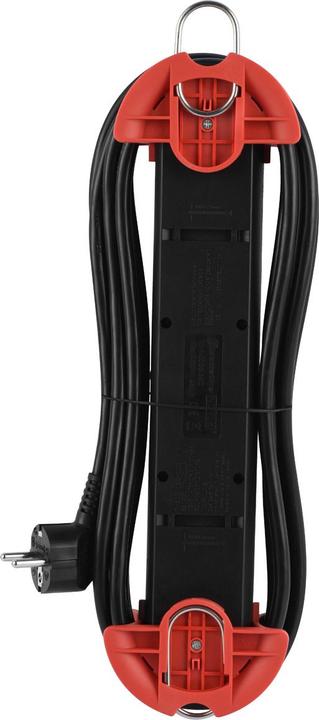Image du produit Bachmann HOOK Indoor 5x contact de protection plastique avec interrupteur 5m (5 x, CEE 7/3, 5 m)