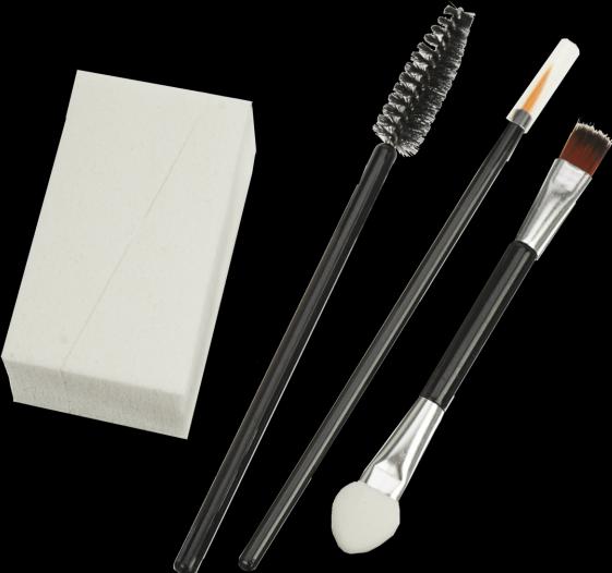 Image du produit Coin éponge, roller jetable + eye-liner jetable, fard à paupières/applicateur.