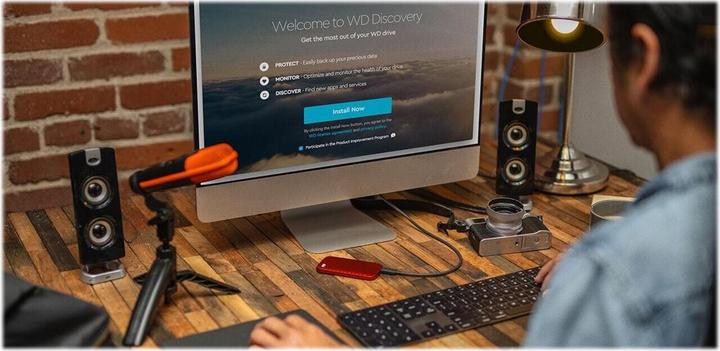 Actual product image WD My Passport SSD (2000 GB)