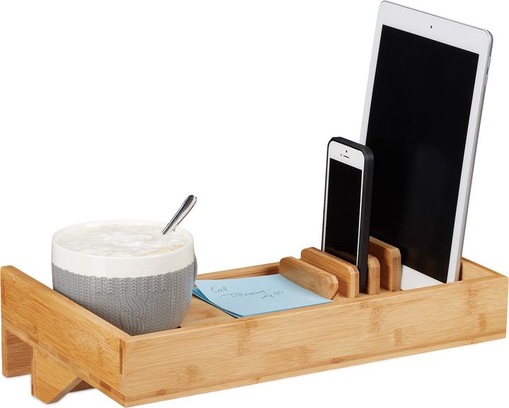 Relaxdays Bedside Shelf with Organizer (35 x 23 x 9.5 cm)