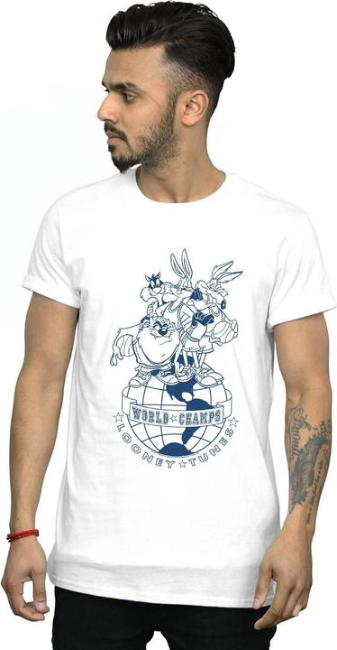 Actual product image Looney Tunes Mens World Champs T-Shirt (4XL)
