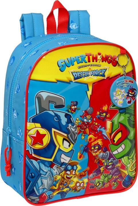 Superthings Schulrucksack Rescue force Blau 22 x 27 x 10 cm