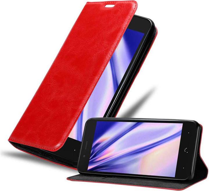 Productafbeelding Cadorabo Boek Onzichtbare Magneethoes (BQ Aquaris X5 Plus)