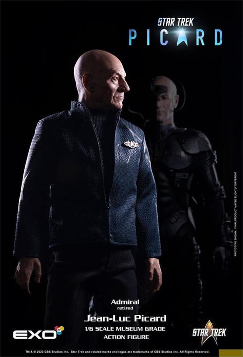 Actual product image Exo-6 Star Trek: Picard Action Figure 1/6 Jean-Luc Picard 28 cm