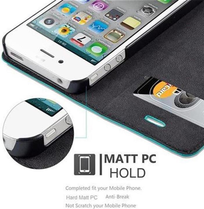 Productafbeelding Cadorabo Boek Onzichtbare Magneethoes (Apple iPhone 4s, Apple iPhone 4)
