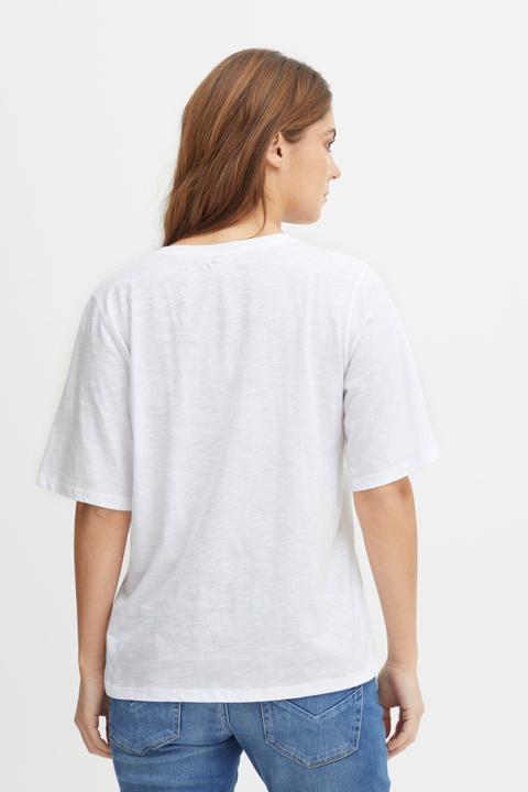 Actual product image Pulz Jeans PZBRIT 0-Neck Tshirt - 50207421 (XL)