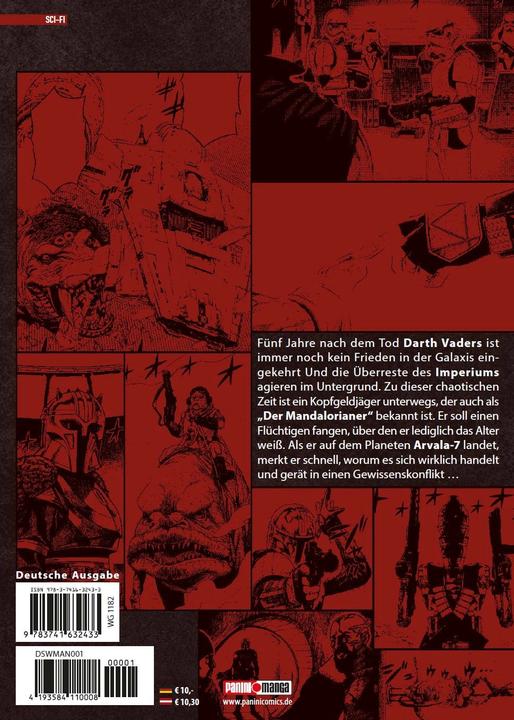 Immagine prodotto Panini Star Wars: The Mandalorian (Manga) 01 (Tedesco, Yusuke Osawa, Markus Lange, 2023)