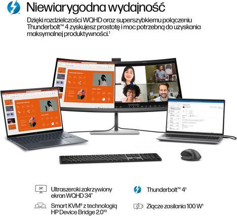 Produktbild HP 734pm Docking Display (3440 x 1440 Pixel, 34")