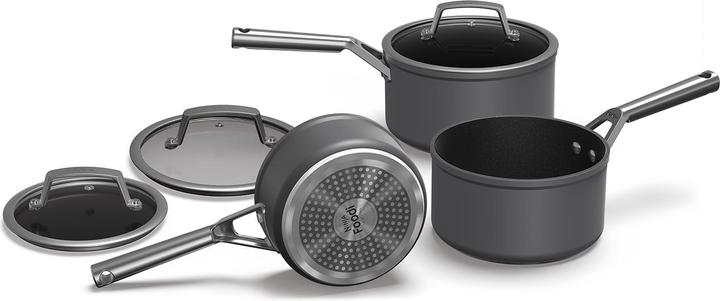 Ninja C33000EU Foodi ZEROSTICK Set de 3 casseroles (18 cm, Casserole, Aluminium)