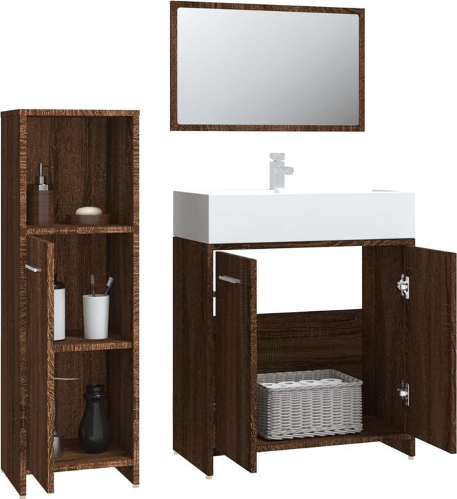 Actual product image VidaXL 3-tlg. Badmöbel-Set