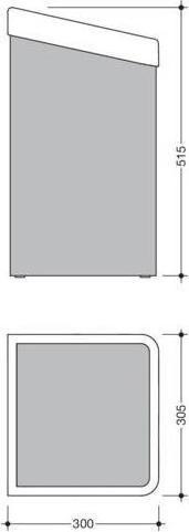 Actual product image Hewi Paper towel holder SERIE 477 perforated sheet white deep black
