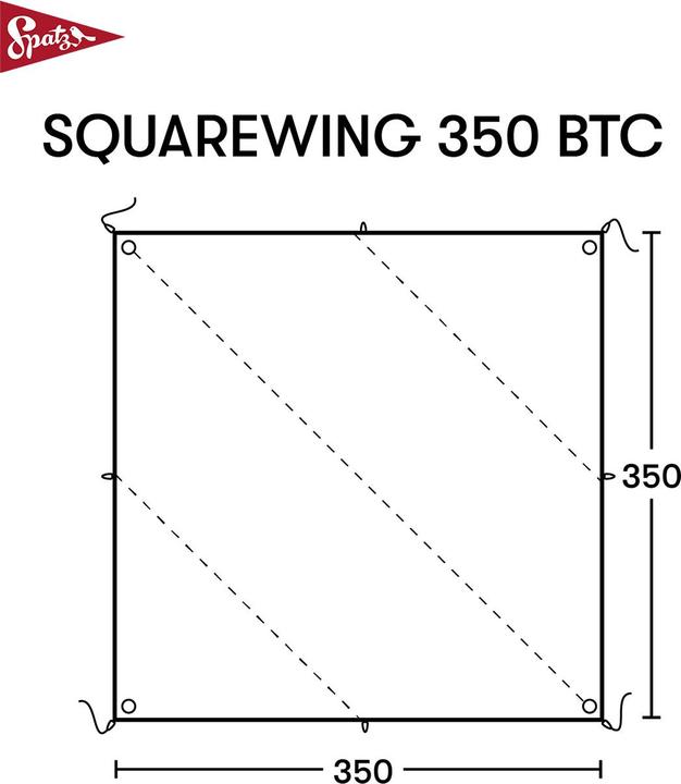 Image du produit Spatz Squarewing 350 BTC (Bâche, 3.15 kg)