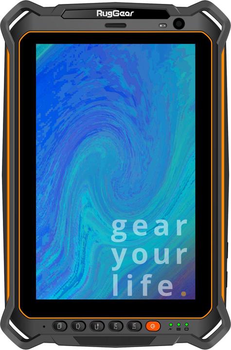 Actual product image Rug Gear Rg910 (4G, 8", 32 GB, Black, Yellow)