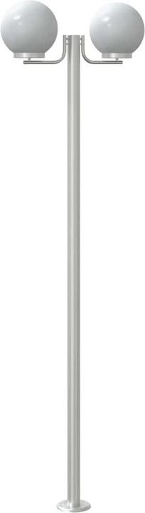 Produktbild VidaXL Wegeleuchte Aussenleuchte Standleuchte Gartenlampe 3Stk. Silbern Edelstahl (2500 lm, E27, IP44)