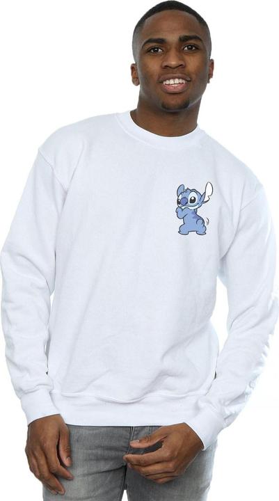 Actual product image Disney Mens Lilo And Stitch Stitch Backside Breast Print Sweatshirt (XXL)